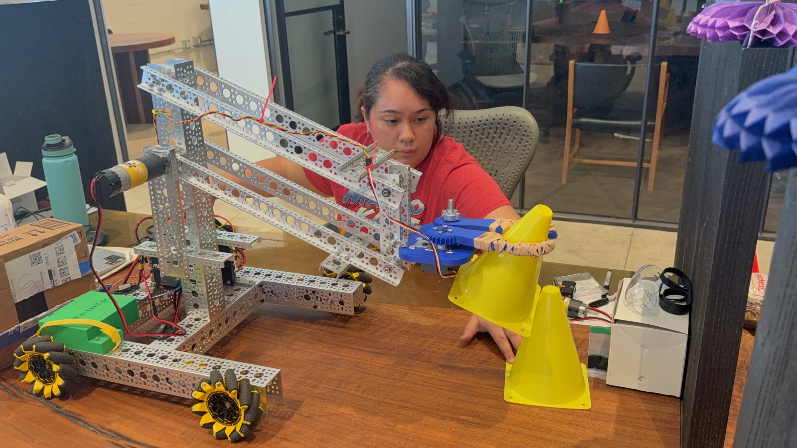 Build a mechanism that has to work.